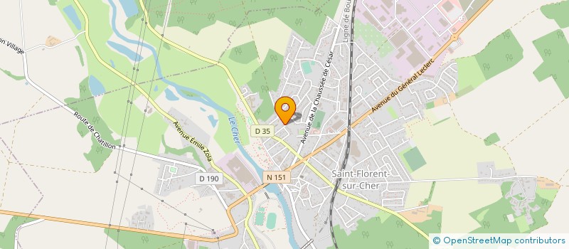 localisation de l'entreprise FEDERATION NATIONALE DES ANCIENS COMBATTANTS EN ALGERIE MAROC TUNISIE/ COMITE SAINT FLORENT SUR CHER  SAINT-FLORENT-SUR-CHER