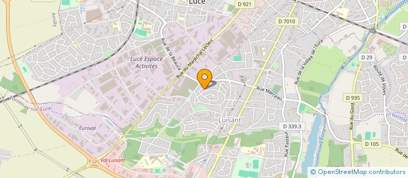 localisation de l'entreprise FEDERATION NATIONALE DES ANCIENS COMBATTANTS EN ALGERIE MAROC TUNISIE LUISANT à LUISANT