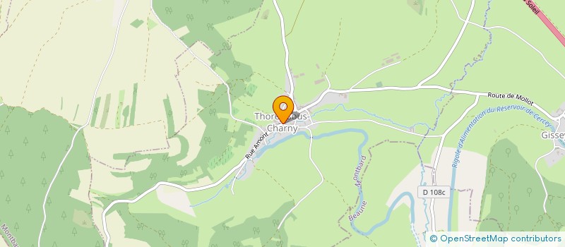 localisation de l'entreprise FEDERATION NATIONALE DES ANCIENS COMBATTANTS EN ALGERIE TUNISIE ET MAROC  COMITE DE VITTEAUX  VITTEAUX