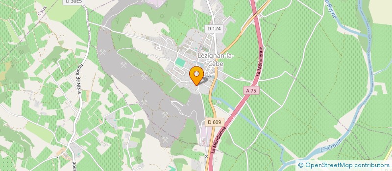 localisation de l'entreprise FEDERATION NATIONALE DES ANCIENS COMBATTANTS EN ALGERIE, TUNISIE ET MAROC SECTION DE LEZIGNAN LA CEBE  LEZIGNAN-LA-CEBE