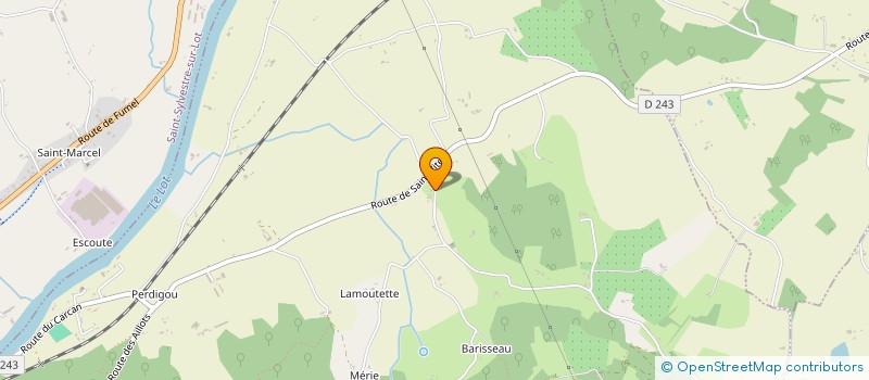 localisation de l'entreprise FEDERATION NATIONALE DES ANCIENS DE MISSIONS EXTERIEURES OPEX - DEPARTEMENT DU LOT-ET-GARONNE  SAINT-SYLVESTRE-SUR-LOT