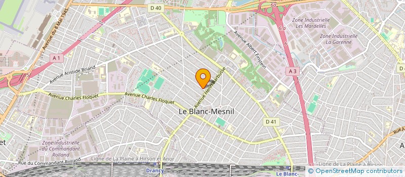 localisation de l'entreprise FEDERATION NATIONALE DES ANCIENS DES MISSIONS ET OPERATIONS EXTERIEURES DEPARTEMENTALE : SEINE SAINT DENIS (93) à LE BLANC-MESNIL