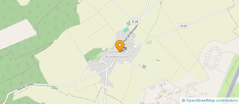 localisation de l'entreprise FEDERATION NATIONALE DES ANCIENS DES MISSIONS EXTERIEURES SECTION DE L'AISNE  COUVRON-ET-AUMENCOURT