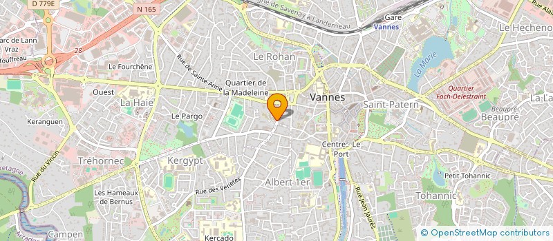 localisation de l'entreprise FEDERATION NATIONALE DES ASSOCIATIONS DE DIRECTEURS D'ETABLISSEMENTS ET DE SERVICES POUR PERSONNES AGEES DE BRETAGNE - F à VANNES