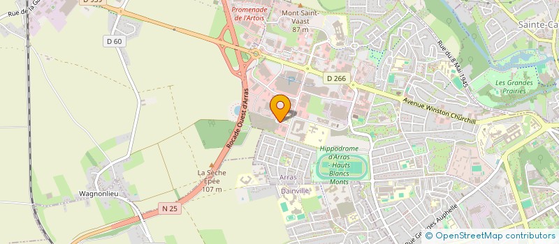 localisation de l'entreprise FEDERATION NATIONALE DES ASSOCIATIONS DE RETRAITES ARTISANS ET COMMERCANTS DES HAUTS DE FRANCE à ARRAS