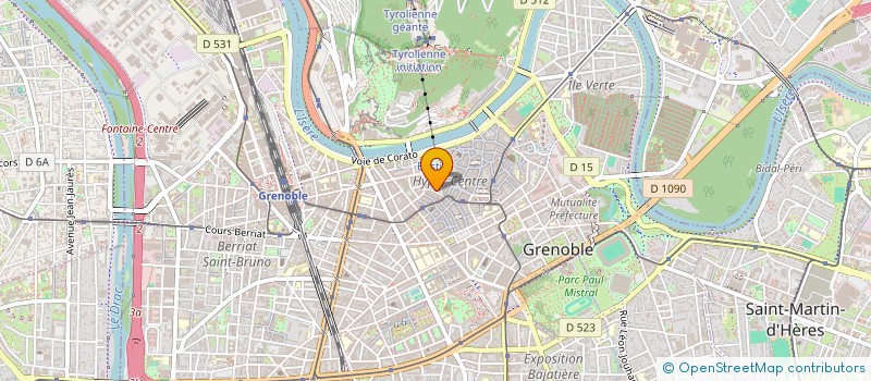 localisation de l'entreprise FEDERATION NATIONALE DES ASSOCIATIONS DE RETRAITES DE L'ARTISANAT à GRENOBLE