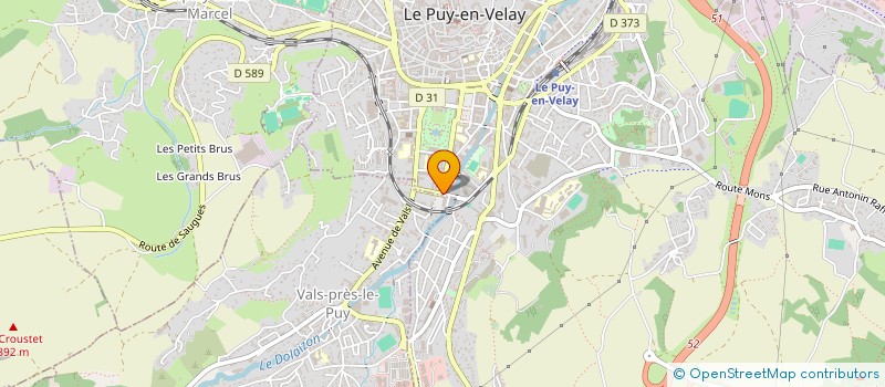 localisation de l'entreprise FEDERATION NATIONALE DES ASSOCIATIONS DE RETRAITES DE L'ARTISANAT ET DU COMMERCE DE PROXIMITE DE LA HAUTE-LOIRE - FENARA à LE PUY-EN-VELAY