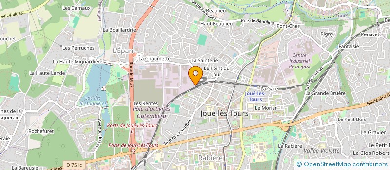 localisation de l'entreprise FEDERATION NATIONALE DES ASSOCIATIONS DES MAISONS DES CADRES à JOUE-LES-TOURS