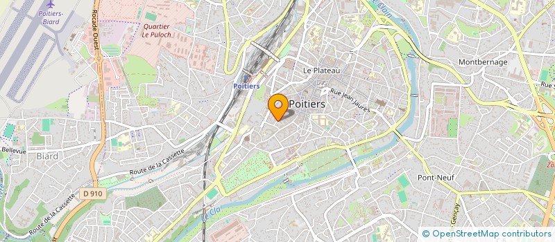 localisation de l'entreprise FEDERATION NATIONALE DES CHORALES SCOLAIRES DE L'ACADEMIE DE POITIERS à POITIERS