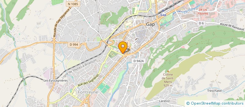 localisation de l'entreprise FEDERATION NATIONALE DES CHORALES SCOLAIRES HAUTES ALPES  GAP