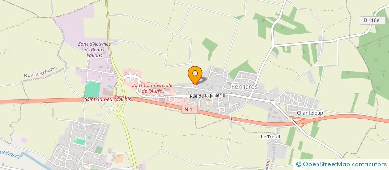 localisation de l'entreprise FEDERATION NATIONALE DES COMBATTANTS DE MOINS DE VINGT ANS  FERRIERES