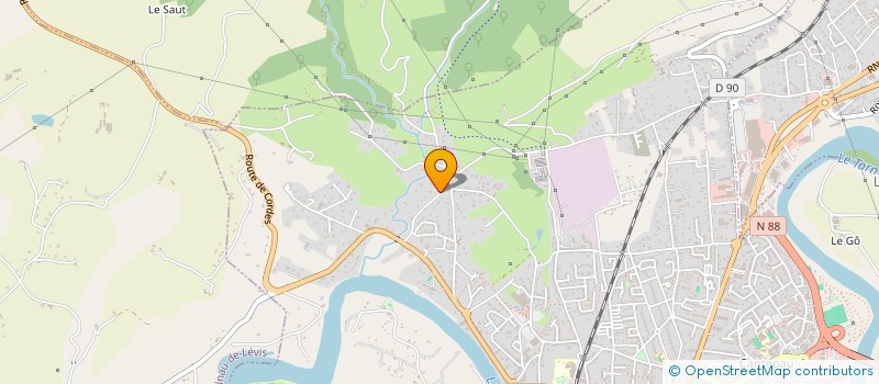 localisation de l'entreprise FEDERATION NATIONALE DES COMBATTANTS DE MOINS DE VINGT ANS SECTION DU TARN à ALBI