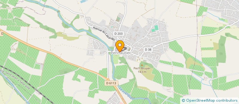 localisation de l'entreprise FEDERATION NATIONALE DES COMPAGNIES DE THEATRE ET D'ANIMATION - COMITE AUDE  PENNAUTIER