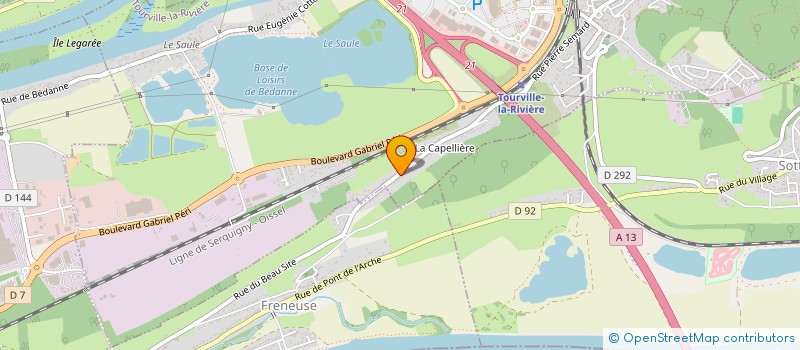 localisation de l'entreprise FEDERATION NATIONALE DES DEPORTES ET INTERNES, RESISTANTS ET PATRIOTES - ASS DEPARTEMENTALE DE LA SEINE-MARITIME à TOURVILLE-LA-RIVIERE