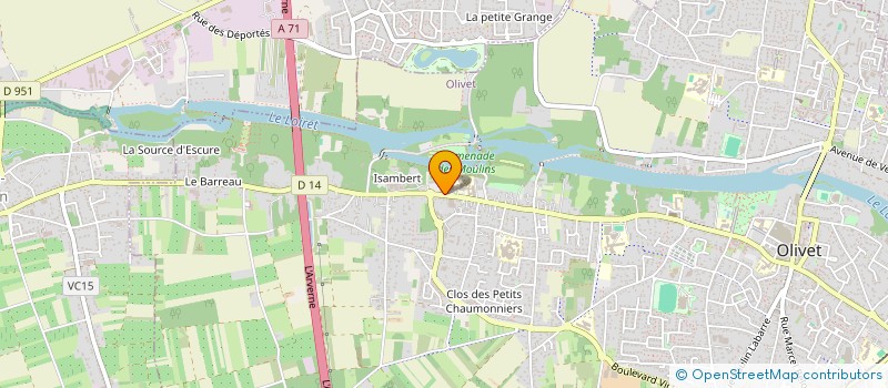 localisation de l'entreprise FEDERATION NATIONALE DES ETUDIANT.E.S EN MILIEU SOCIAL (FNEMS) à OLIVET