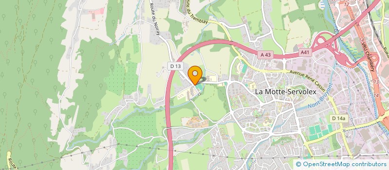 localisation de l'entreprise FEDERATION NATIONALE DES HELICICULTEURS DE FRANCE  LA MOTTE-SERVOLEX