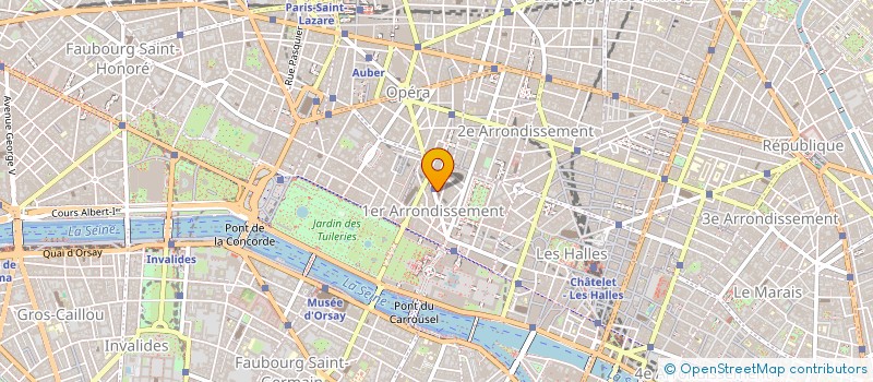 localisation de l'entreprise FEDERATION NATIONALE DES ORGANISMES DE FORMATION DES ELUS LOCAUX - FNOFEL à PARIS