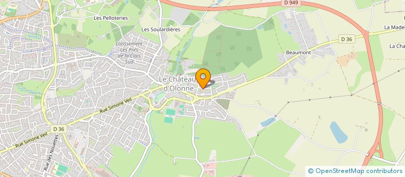 localisation de l'entreprise FEDERATION NATIONALE DES RETRAITES DE LA GENDARMERIE SECTION DES SABLES D'OLONNE à LES SABLES D'OLONNE
