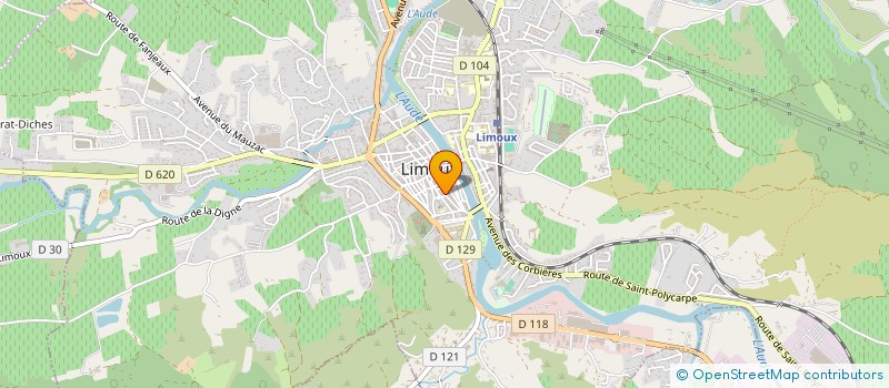 localisation de l'entreprise FEDERATION NATIONALE DES RETRAITES DE LA GENDARMERIE SECTION LIMOUX à LIMOUX