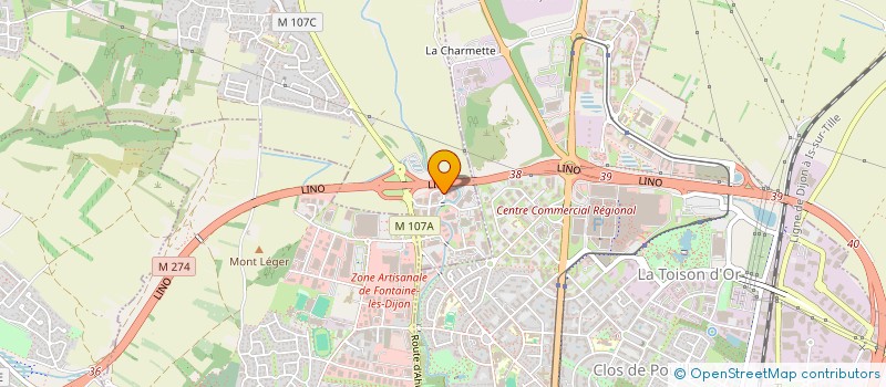 localisation de l'entreprise FEDERATION NATIONALE DES TRANSPORTS DE BOURGOGNE-FRANCHE-COMTE  AHUY