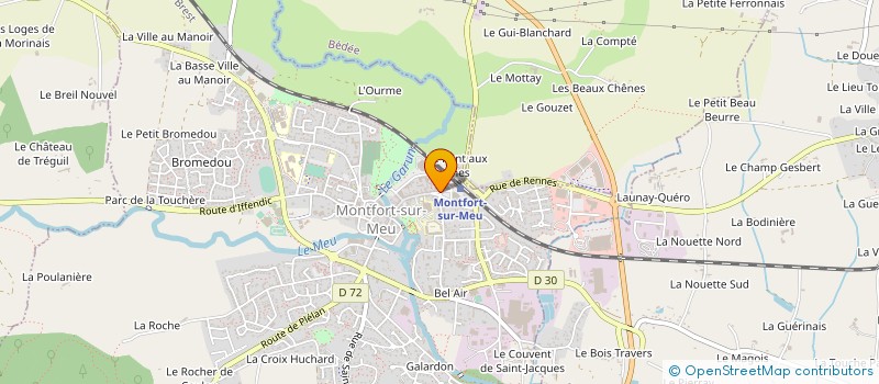 localisation de l'entreprise FEDERATION NATIONALE GRANDIR ENSEMBLE  MONTFORT-SUR-MEU