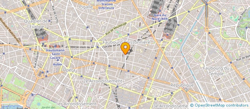 localisation de l'entreprise FEDERATION NATIONALE PERSONNEL ENCADREMENT SOCIETES SERVICES INFORMATIQUE DES ETUDES DU CONSEIL ET DE L'INGENIERIE à PARIS