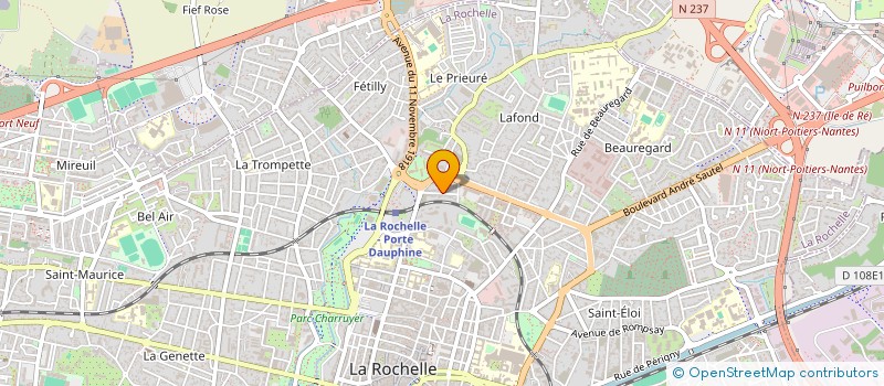 localisation de l'entreprise FEDERATION NATIONALE PROFESSION SPORT ET LOISIRS  LA ROCHELLE