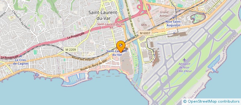 localisation de l'entreprise FEDERATION NLE ARTISANAT AUTOMOBILE à SAINT-LAURENT-DU-VAR