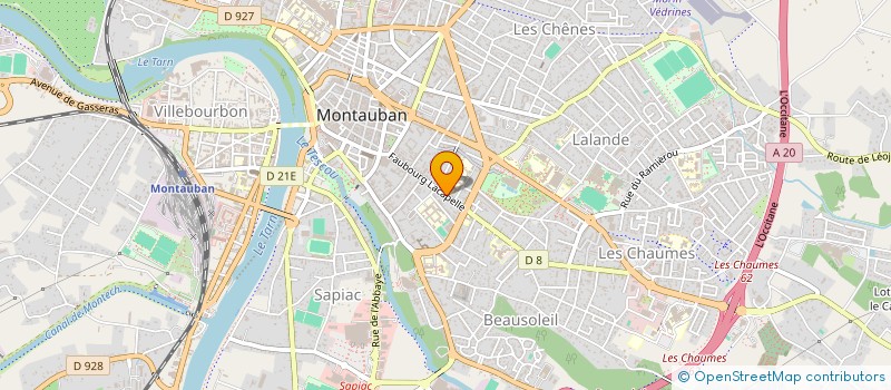 localisation de l'entreprise FEDERATION PARENTS D'ELEVES  MONTAUBAN