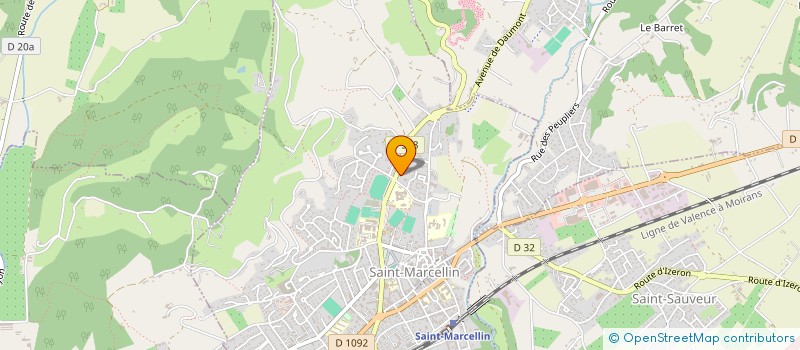 localisation de l'entreprise FEDERATION PEEP DES PARENTS D ELEVES DU LYCEE ET DES COLLEGES DE SAINT MARCELLIN ET CHATTE  SAINT-MARCELLIN