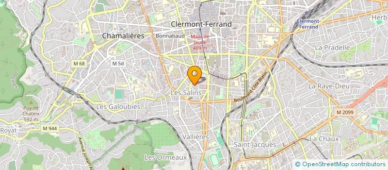 localisation de l'entreprise FEDERATION PRIM'HOLSTEIN MASSIF CENTRAL  CLERMONT-FERRAND