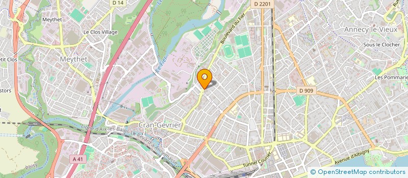 localisation de l'entreprise FEDERATION PRODUCTEUR LEGUMES HTE SAVOIE  ANNECY