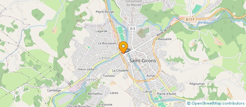 localisation de l'entreprise FEDERATION PROFESSIONNEL PAYS COUSERANS à SAINT-GIRONS