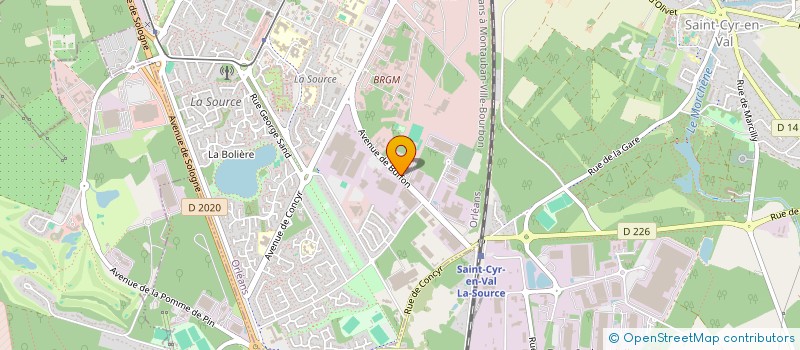 localisation de l'entreprise FEDERATION PROFESSIONNELLE DES ENTREPRISES DU SECTEUR DE L'EPURATION VEGETALISEE à ORLEANS