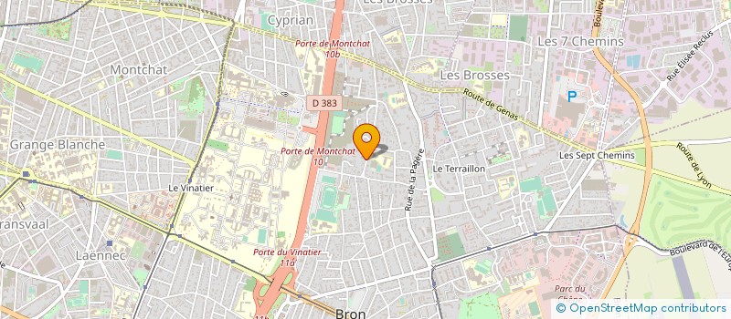 localisation de l'entreprise FEDERATION PROFESSIONNELLE DES MAITRES-NAGEURS SAUVETEURS à BRON