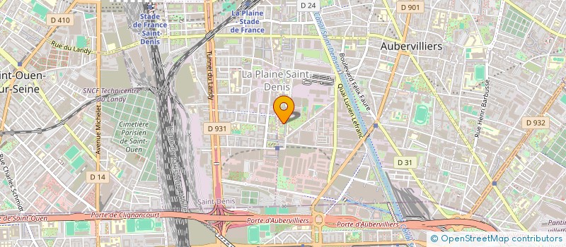 localisation de l'entreprise FEDERATION PROMOTION SANTE à AUBERVILLIERS
