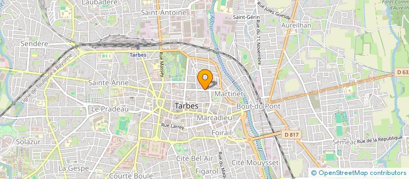 localisation de l'entreprise FEDERATION PYRENE PLUS à TARBES