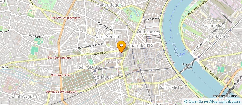 localisation de l'entreprise FEDERATION REG INDUST HOTELIERE AQUITAIN à BORDEAUX