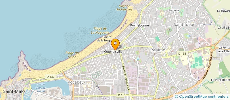 localisation de l'entreprise FEDERATION REGION FAJ GESTION ATSAJ  SAINT-MALO