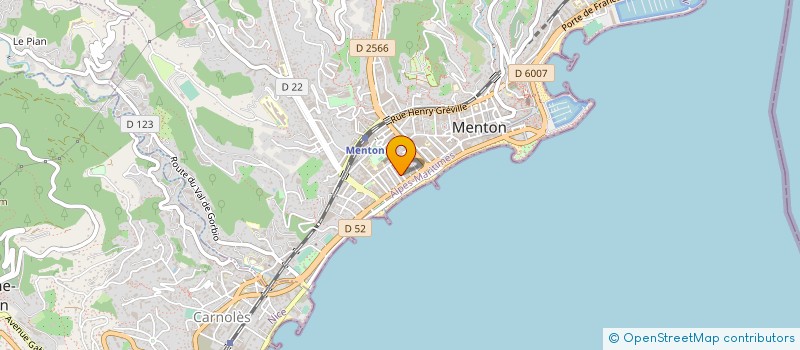 localisation de l'entreprise FEDERATION REGION JEUNES CHAMBRES ECONOM à ANTIBES