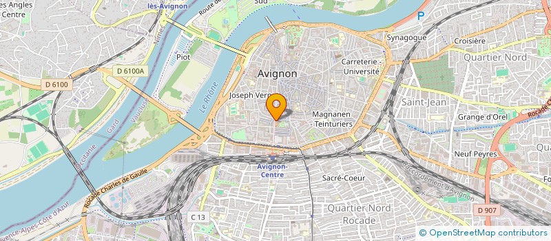 localisation de l'entreprise FEDERATION REGION VALLEE RHONE  AVIGNON