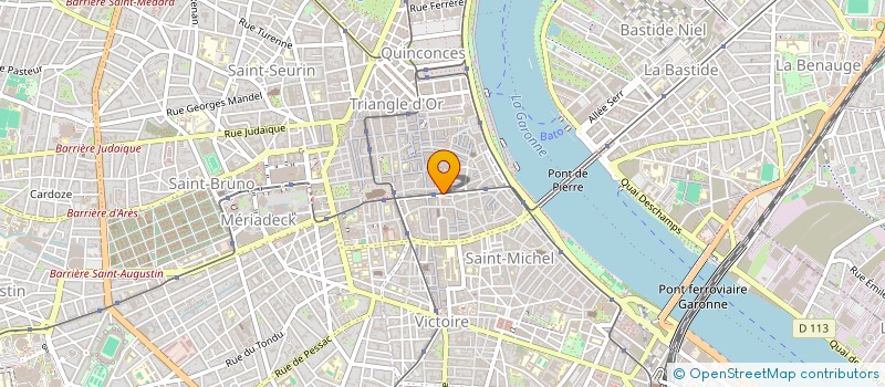 localisation de l'entreprise FEDERATION REGIONALE CHANTE AQUITAINE  BORDEAUX