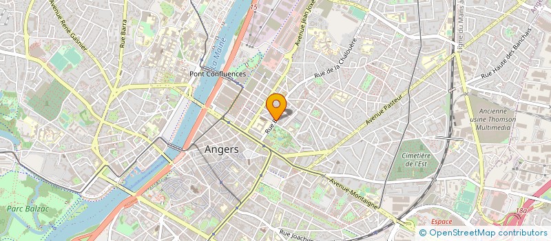localisation de l'entreprise FEDERATION REGIONALE DE DANSE à ANGERS