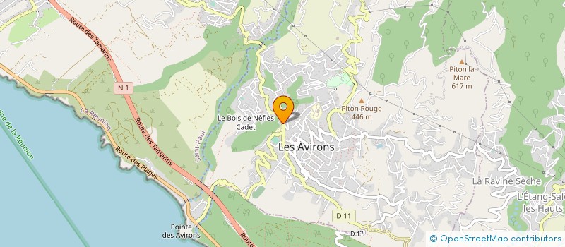 localisation de l'entreprise FEDERATION REGIONALE DE DANSE - ILE DE LA REUNION à LES AVIRONS
