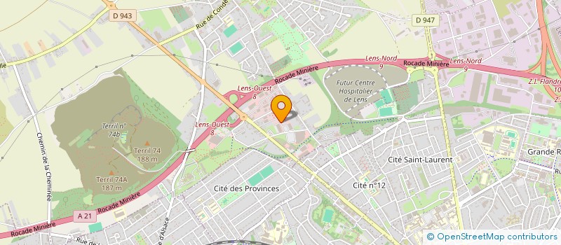 localisation de l'entreprise FEDERATION REGIONALE DE DEFENSE CONTRE LES ORGANISMES NUISIBLES HAUTS DE FRANCE à LOOS-EN-GOHELLE