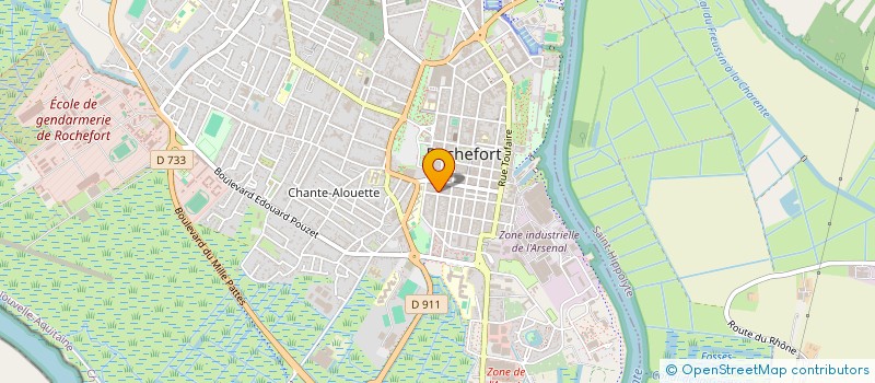 localisation de l'entreprise FEDERATION REGIONALE DE L HOTELLERIE DE PLEIN AIR DU POITOU CHARENTES à ROCHEFORT