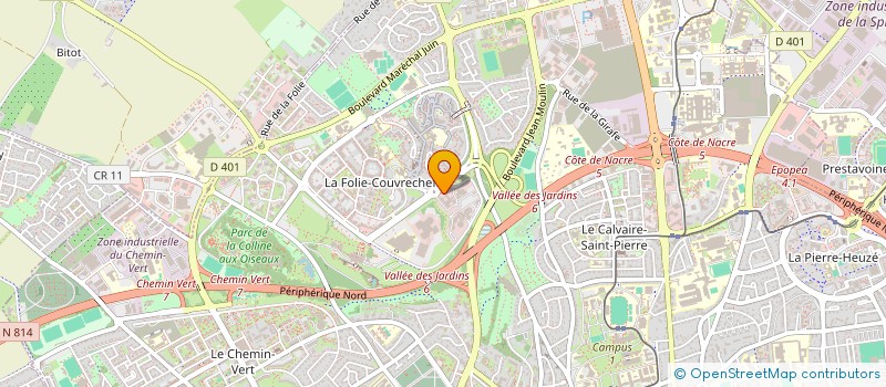 localisation de l'entreprise FEDERATION REGIONALE DE LA PROPRIETE PRIVEE RURALE DE NORMANDIE à CAEN
