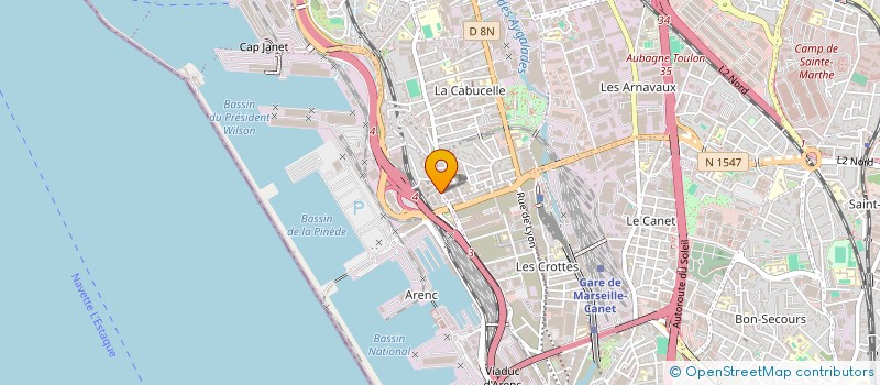localisation de l'entreprise FEDERATION REGIONALE DE LA RELATION CLIENT  MARSEILLE