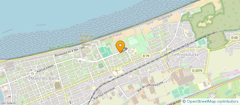 localisation de l'entreprise FEDERATION REGIONALE DES AMIS DES MUSEES HAUTS DE FRANCE à DUNKERQUE