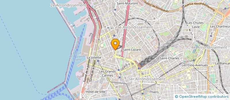 localisation de l'entreprise FEDERATION REGIONALE DES CENTRES D INFORMATION SUR LES DROITS DES FEMMES ET DES FAMILLES DE PACA à MARSEILLE